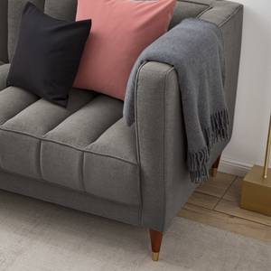 Sofa Suzy (2,5-Sitzer) Webstoff - Webstoff Nere: Grau