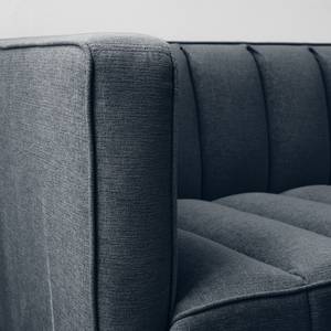 Sofa Suzy (2,5-Sitzer) Webstoff - Webstoff Nere: Marineblau