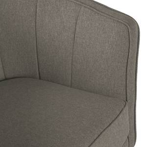 Fauteuil Tarco geweven stof - Geweven stof Voer: Donkergrijs