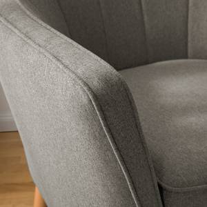 Fauteuil Tarco geweven stof - Geweven stof Voer: Donkergrijs