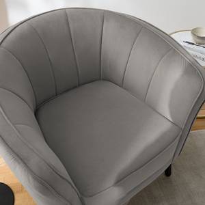 Fauteuil Tarco microvezel - Microvezel Sela: Grijs