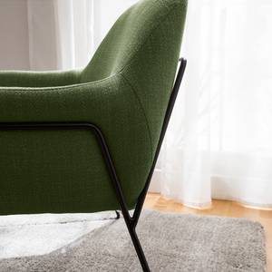 Fauteuil Culin Tissu - Tissu Noela: Vert foncé