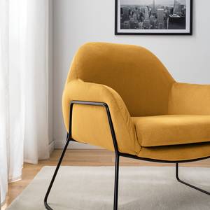 Fauteuil Culin Microfibre - Microfibre Sela: Jaune maïs