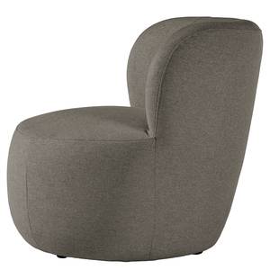 Fauteuil LOVELOCK geweven stof - Geweven stof Voer: Donkergrijs