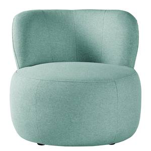 Fauteuil LOVELOCK geweven stof - Geweven stof Voer: Lichtblauw