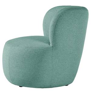 Fauteuil LOVELOCK geweven stof - Geweven stof Voer: Lichtblauw