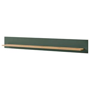 Wandplank Cardet mosgroen/Wotan eikenhouten look