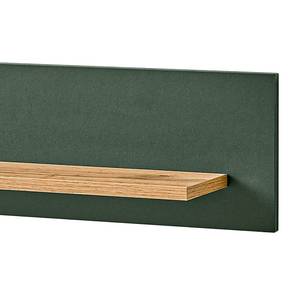 Wandplank Cardet mosgroen/Wotan eikenhouten look