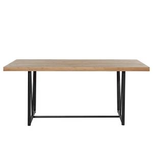 Eettafel Rokk Dine Eikenhouten look/zwart