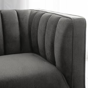 Fauteuil Borlo fluweel - grijs - Grijs