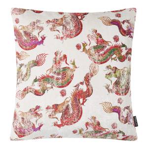 Housse de coussin Dragon Viscose / Polyester - Rouge