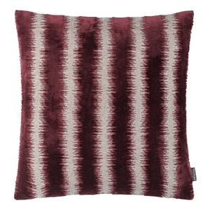 Housse de coussin Andres Tissu mélangé - Rouge Bordeaux