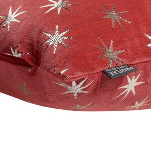 Housse de coussin Cosmos Polyester - Rouge