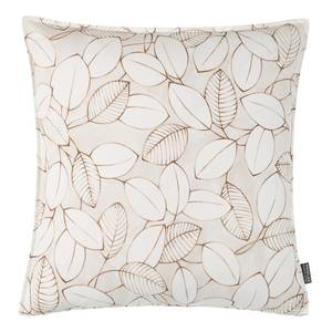 Housse de coussin Livian Coton - Naturel - 40 x 40 cm