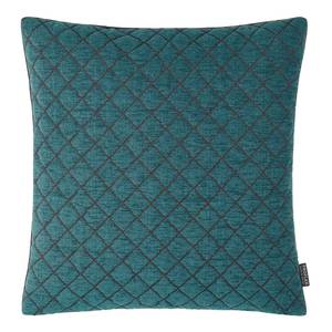 Housse de coussin Step Polyester / Polypropylène - Bleu pétrole