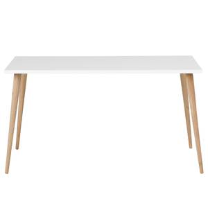 Schreibtisch Jonte Kreideweiß / Eiche - Weiß