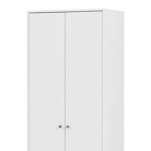 Armoire de bureau Jonte Blanc craie / Chêne - Blanc