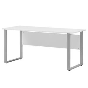 Schreibtisch Vernas I Kreideweiß / Silber