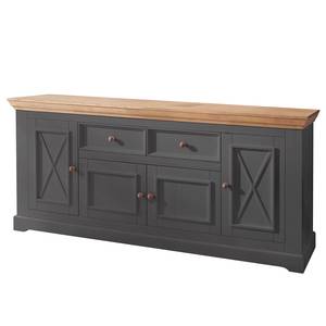 Sideboard Ummanz I Kiefer massiv - Kiefer Grau