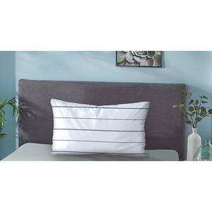 Taies d’oreiller en satin mako 0636044 Satin mako - Bleu Gris - 80 x 40 cm