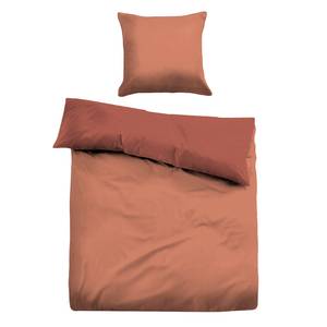Parure de lit en satin 0069940 Satin - Orange - 155 x 220 cm + oreiller 80 x 80 cm