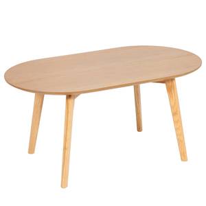 Table basse Kirjala Marron - En partie en bois massif - 85 x 40 x 48 cm