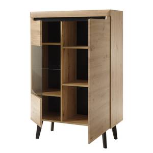 Highboard Tornac I Artisan eikenhouten look/zwart