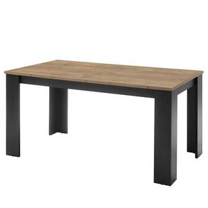 Table Bozel Marron - Gris - Bois manufacturé - 158 x 75 x 88 cm