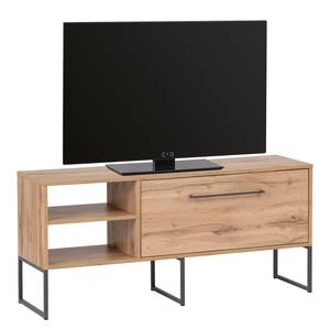Tv-meubel Limmo Bruin - Plaatmateriaal - Metaal - 122 x 54 x 33 cm