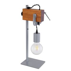 Tafellamp Wixom ijzer/massief grenenhout - 1 lichtbron