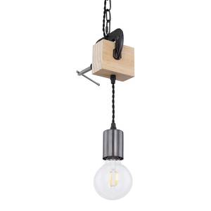 Suspension Ytrac II Fer / Pin massif - 1 ampoule