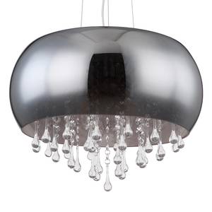 Hanglamp Kalla I rookglas/chroom - 5 lichtbronnen