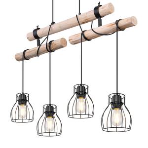 Suspension Mina I Fer / Eucalyptus massif - 4 ampoules