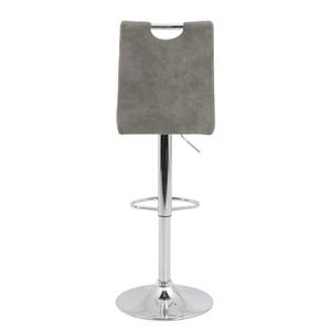 Chaises de bar Mansfield (lot de 2) Microfibre / Acier - Limon vintage