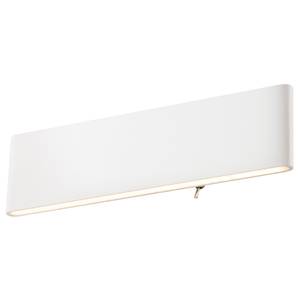 LED-wandlamp Siegfried acrylglas / aluminium - 1 lichtbron - Wit - Breedte: 30 cm