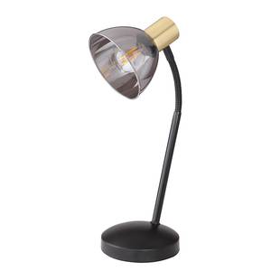 Tafellamp Jay rookglas / messing - 1 lichtbron