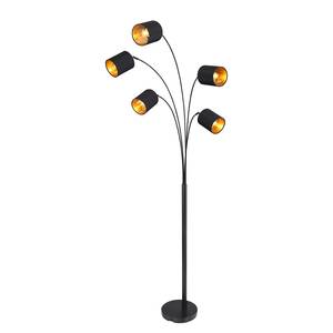 Staande lamp Langtree textielmix / ijzer - 5 lichtbronnen