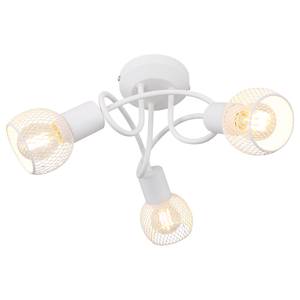 Plafondlamp Fiastra ijzer - 3 lichtbronnen - Wit