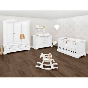 Kinderkamerset Emilia IV (3-delig) Wit - Plaatmateriaal - 151 x 88 x 81 cm