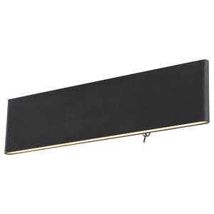 LED-Wandleuchte Siegfried Acrylglas / Aluminium - 1-flammig - Schwarz - Breite: 30 cm