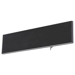 Applique murale Siegfried Plexiglas / Aluminium - 1 ampoule - Noir - Largeur : 30 cm