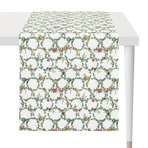 Tischläufer 3606 Baumwolle - Weiß - 48 x 140 cm