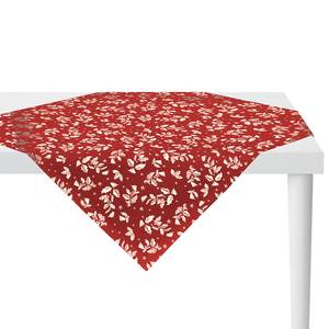 Nappe 3625 Polyester / Viscose - Rouge / Doré - 84 x 84 cm