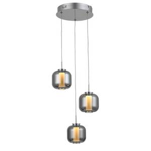 LED-Pendelleuchte Rafa II Acrylglas / Edelstahl - 3-flammig