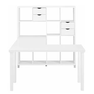 Bureau avec rangement Lurs Blanc