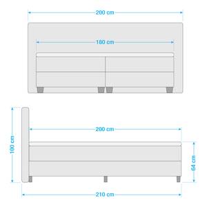 Lit boxspring Osterville 180 x 200cm