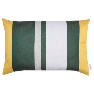 Housse de coussin Modern Stripe Tissu mélangé - Vert