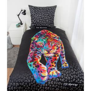 Parure de lit Panthère Coton - Multicolore - 135 x 200 cm + oreiller 80 x 80 cm