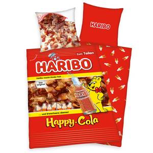 Haribo Bettwäsche Happy Cola Baumwolle - Mehrfarbig