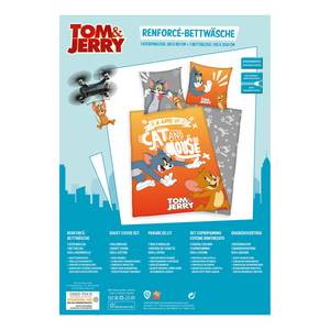 Kinderbettwäsche Tom & Jerry Baumwolle - Mehrfarbig